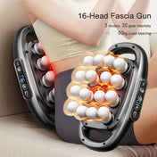 Massager Gun Set Deep Tissue Body Fitness Muscle Electric Relax Massager for Back Shoulders Legs Foot 16 Heads 2