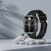 Men's Rugged Outdoor GPS Smartwatch - 1.96" Bluetooth Call and Waterproof 5