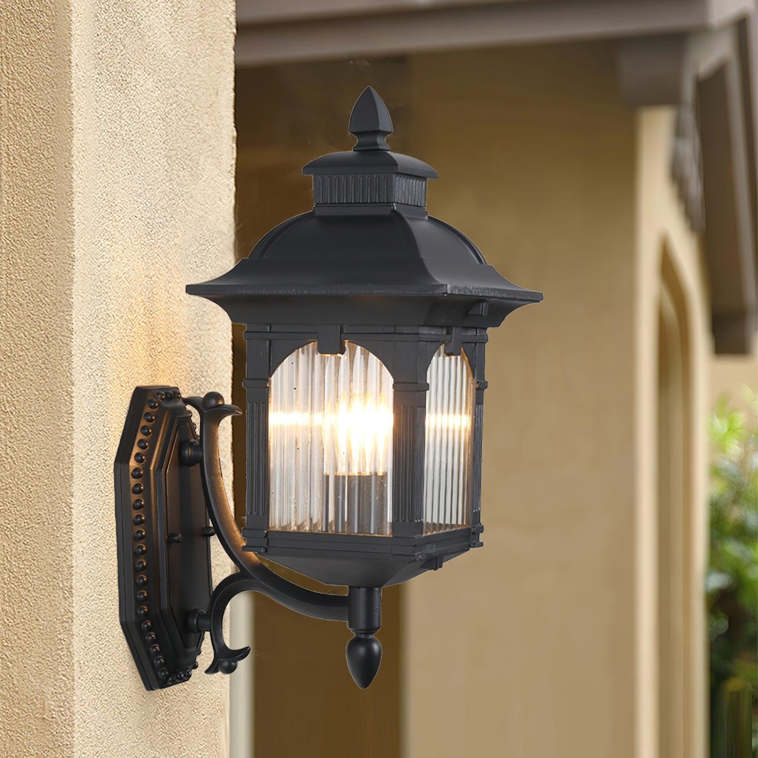 Outdoor Wall Light IP65 Waterproof | Modern Outdoor Wall Lights | LED Garden Wall Lantern | Stylish Exterior Light Fixture | Hardwired Outdoor Lamp - Zardee-3