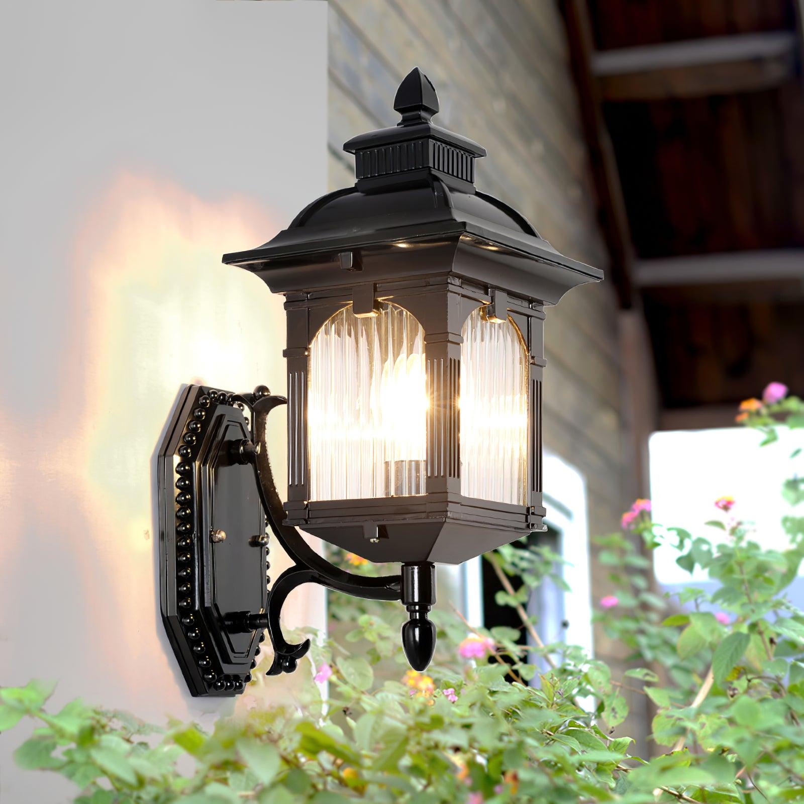 Outdoor Wall Light IP65 Waterproof | Modern Outdoor Wall Lights | LED Garden Wall Lantern | Stylish Exterior Light Fixture | Hardwired Outdoor Lamp - Zardee-4