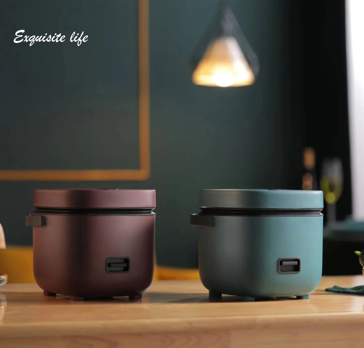 Mini Rice Cooker Automatic Household Kitchen Electric Cooking machine 1-2 People Food Warmer Steamer 1.2L Small Rice Cooker 3