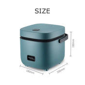 Mini Rice Cooker Automatic Household Kitchen Electric Cooking machine 1-2 People Food Warmer Steamer 1.2L Small Rice Cooker 4