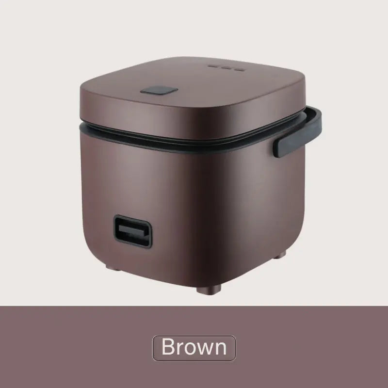 Mini Rice Cooker Automatic Household Kitchen Electric Cooking machine 1-2 People Food Warmer Steamer 1.2L Small Rice Cooker 8