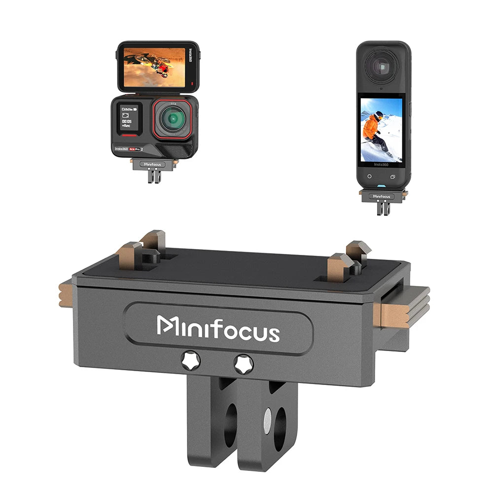 Minifocus Magnetic Adapter Mount For Insta360 X5 X4 Ace Pro 2 Action Camera Quick Release Mount Extension Base Support Accessory 0