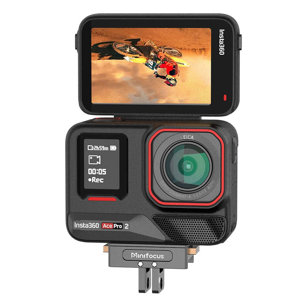 Minifocus Magnetic Adapter Mount For Insta360 X5 X4 Ace Pro 2 Action Camera Quick Release Mount Extension Base Support Accessory 1