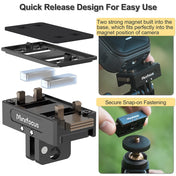 Minifocus Magnetic Adapter Mount For Insta360 X5 X4 Ace Pro 2 Action Camera Quick Release Mount Extension Base Support Accessory 4