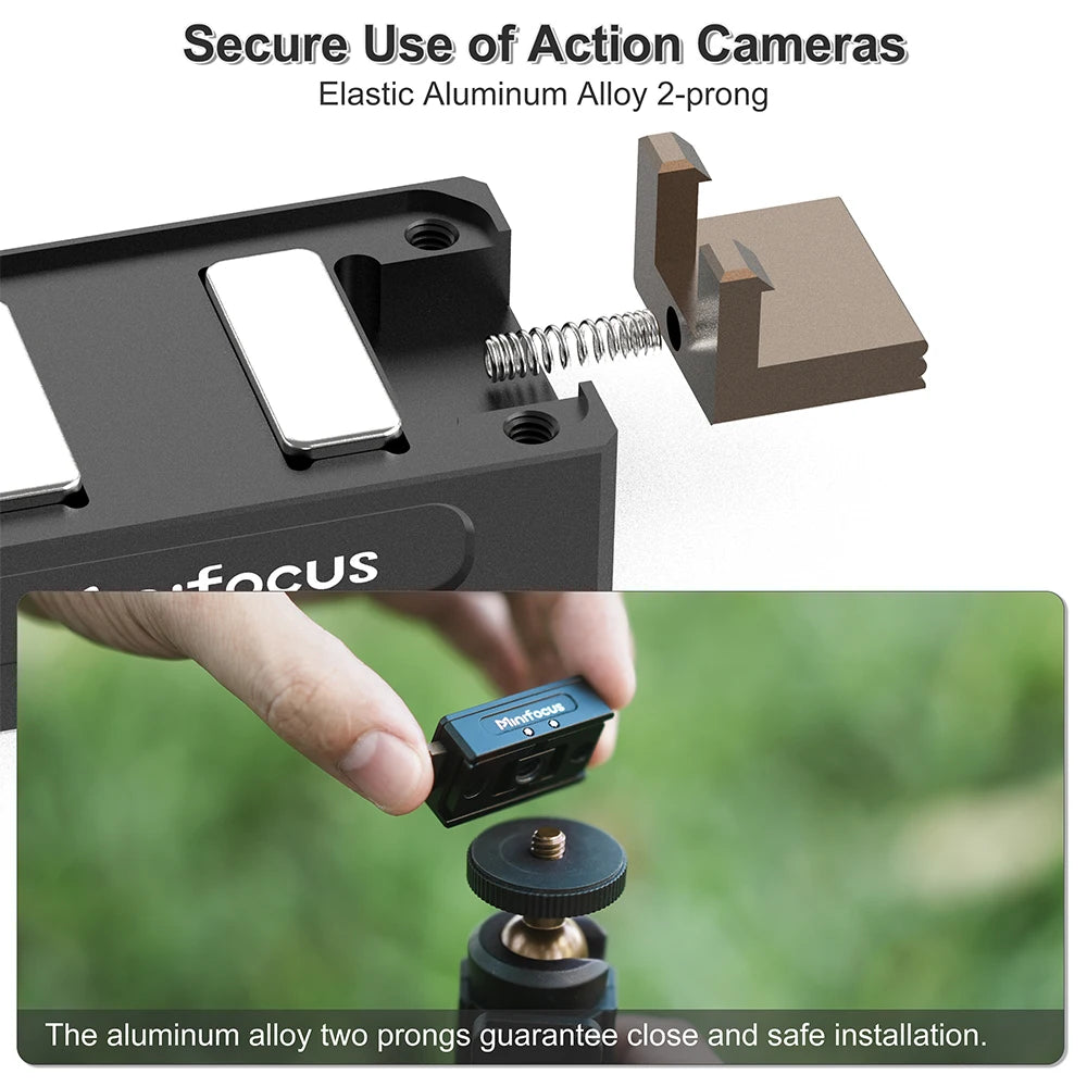 Minifocus Magnetic Adapter Mount For Insta360 X5 X4 Ace Pro 2 Action Camera Quick Release Mount Extension Base Support Accessory 5