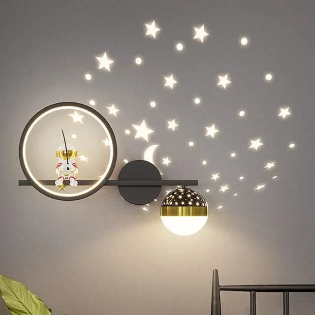 LumiNova Modern Children's Wall Lamp For Cozy Bedrooms And Playrooms, Subtle Ambient Lighting Fixture