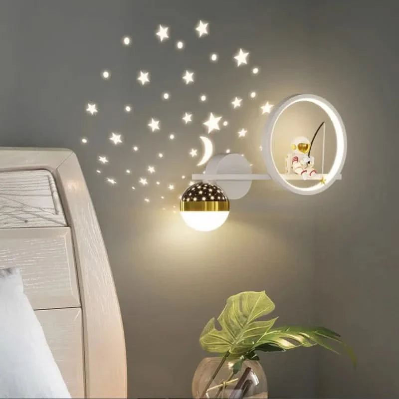 LumiNova Modern Children's Wall Lamp For Cozy Bedrooms And Playrooms, Subtle Ambient Lighting Fixture