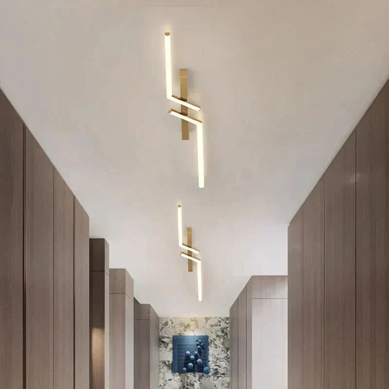 NovaLume LED Strip Ceiling Light Fixture With Linear LED Strip For Modern Interiors And Commercial Spaces