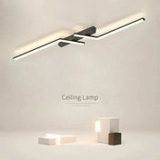 NovaLume LED Strip Ceiling Light Fixture With Linear LED Strip For Modern Interiors And Commercial Spaces