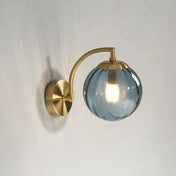 AuroraLume Modern Glass Wall Lamp For Contemporary Interiors Clear Glass Wall Light With Sleek Minimalist Design
