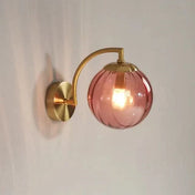 AuroraLume Modern Glass Wall Lamp For Contemporary Interiors Clear Glass Wall Light With Sleek Minimalist Design