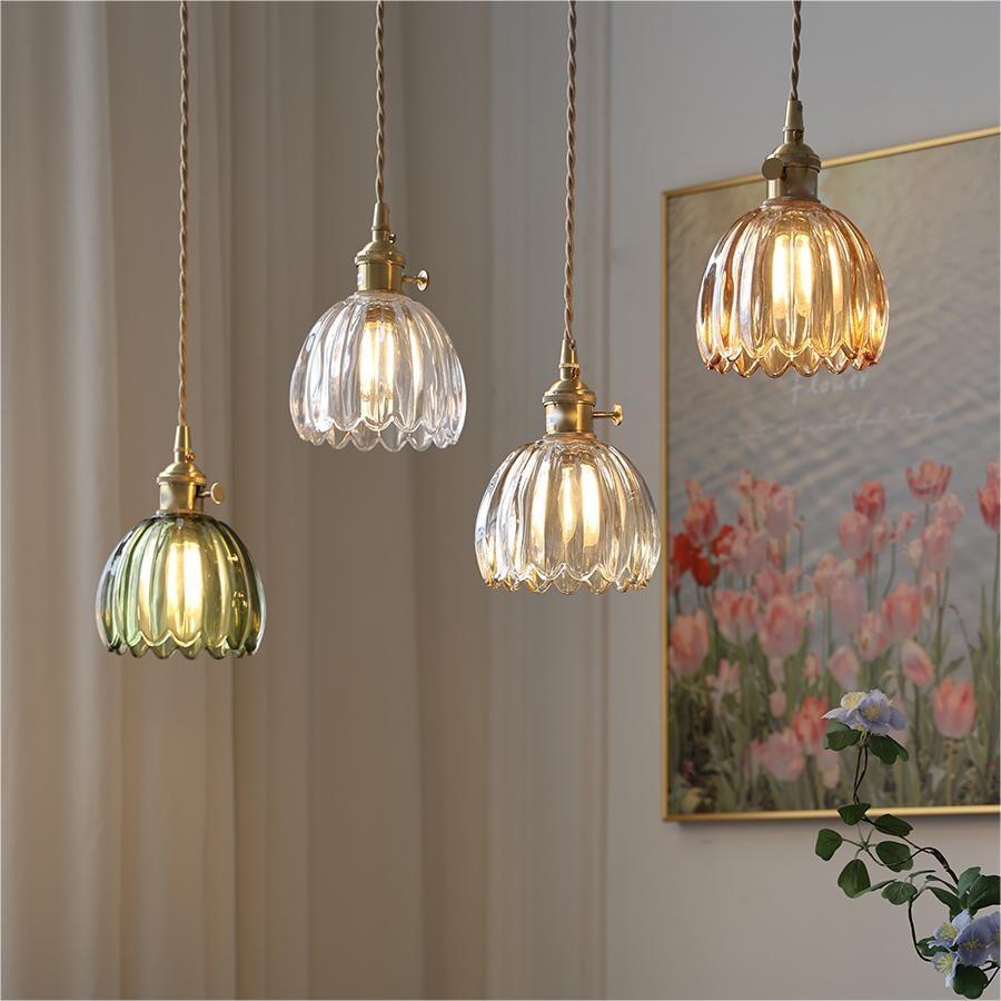 Modern Pendant Light | Glass Pendant Lights | Kitchen Pendant Lighting | Elegant Hanging Lights | Retro Fixture - Zardee 5