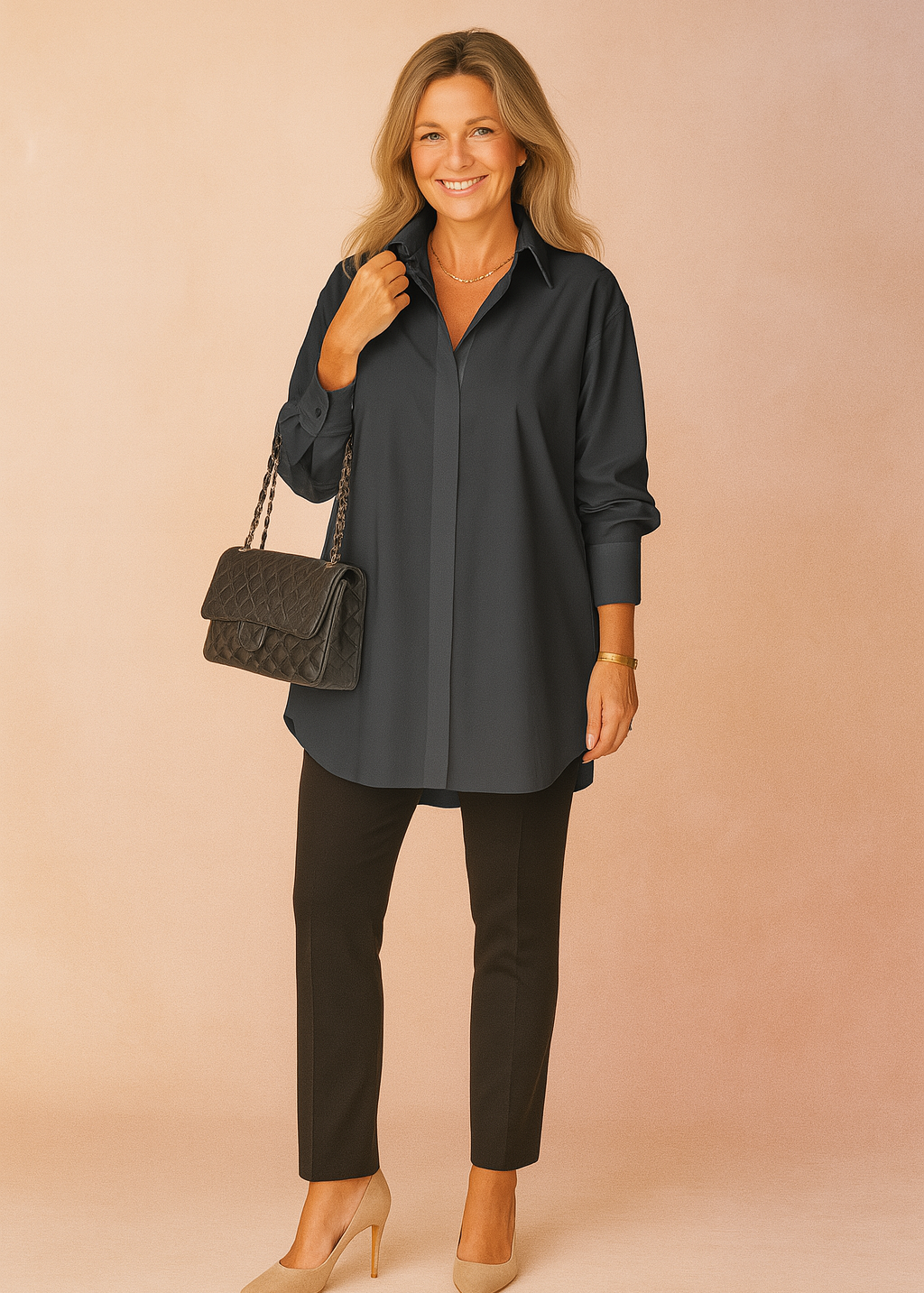 Monaco | Women's Oversized Blouse for Modern Elegance and Versatile Style 1