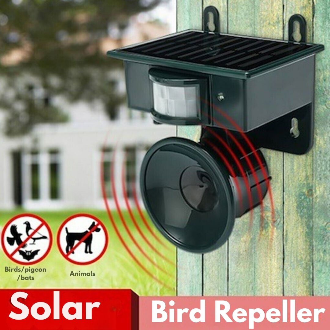 Motion Sensor Insect Motion Sensor Bird Repeller and Scarer for Outdoor Spaces, Gardens and ...