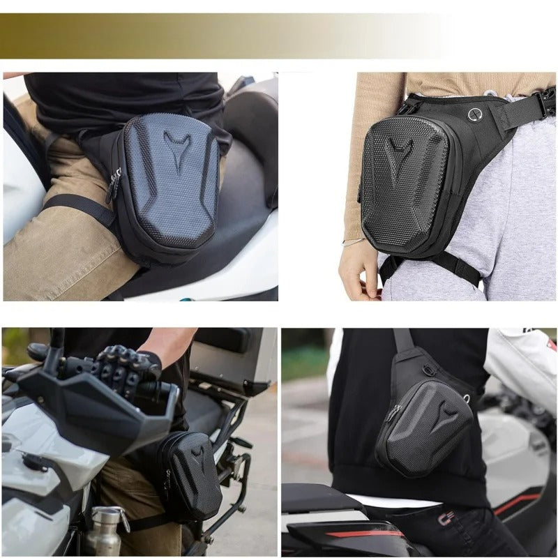 Waterproof Leg Tank Bag for Motorcyclists, Waist Crossbody Pack for Riders and Bikers, Drop Thigh Motocross Gear for Men and Women