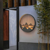 LED Outdoor Mountain Wall Lamp For Garden Patio Entryway Lighting And Exterior Decor