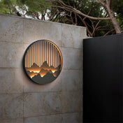 LED Outdoor Mountain Wall Lamp For Garden Patio Entryway Lighting And Exterior Decor