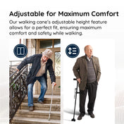 Multi-Functional Foldable LED Walking Cane 2