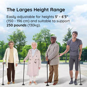 Multi-Functional Foldable LED Walking Cane 5