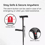 Multi-Functional Foldable LED Walking Cane 6