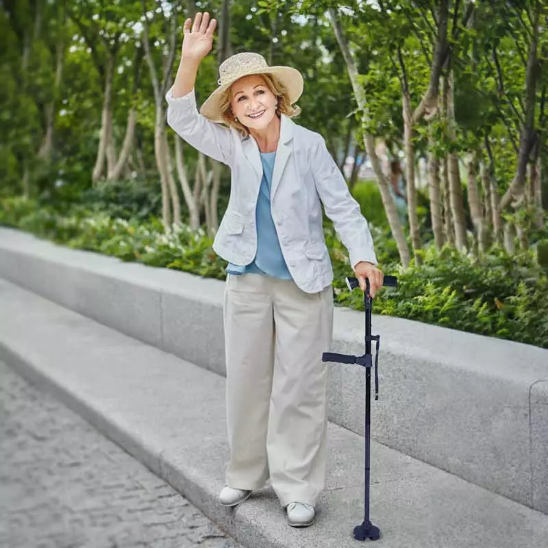 Multi-Functional Foldable LED Walking Cane 7