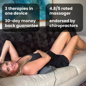 Multi-functional 3-in-1 Back Massager with Relief Bed Sleeping Shiatsu Deep Tissue Portable Shoulder Lower Back Pain Relief 1