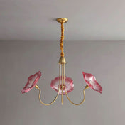 Aurora Glass Flower Chandelier Light Fixture For Elegant Home Decor And Classic Style For Living Rooms