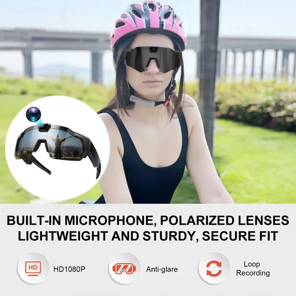 NEW HD Video Glasses Action Camera  Sunglasses Smart Glasses Sports Glasses Outdoor Bicycle Motorcycle Driver Recorder Walk Cam 2