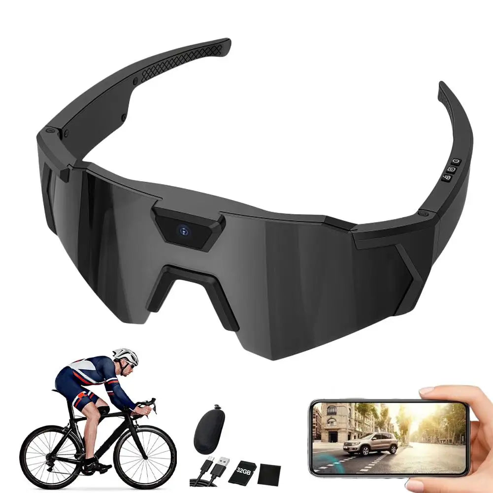 NEW HD Video Glasses Action Camera  Sunglasses Smart Glasses Sports Glasses Outdoor Bicycle Motorcycle Driver Recorder Walk Cam 7