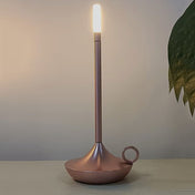 Variant image for Table Lamp Cordless | Rechargeable Bedside Lamp | Dimmable LED Light | Modern Home Decor Fixture | Elegant Alloy Table Light - Zardee-4