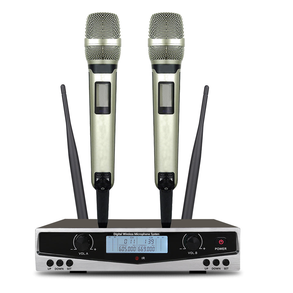 Nordic Pro UHF Dual Funkmikrofonsystem für den professionellen Einsatz Premiumqualität Langlebige Leistung