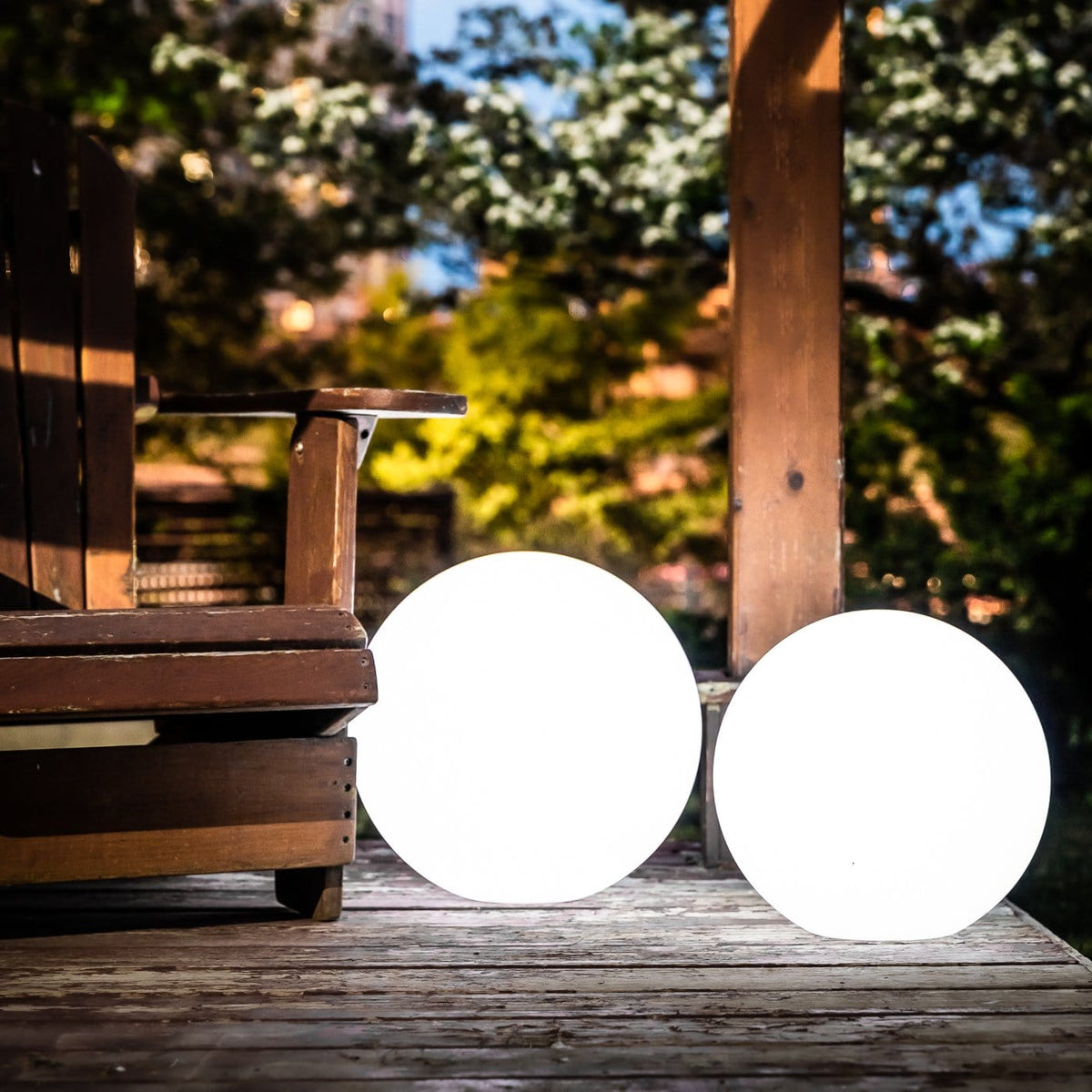 Portable Outdoor Lamp | LED Color Changing Light | Wireless Remote Control Fixture | Modern Garden Light | Indoor-Outdoor LED - Zardee-1