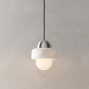 Variant image for Modern Glass Pendant Lighting | Dimmable Kitchen Pendant Lamp | Elegant Hanging Lights Fixture | Brass and Glass Ceiling Light | Indoor Decorative Pendant - Zardee-2