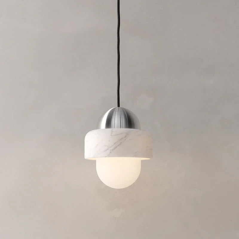 Variant image for Modern Glass Pendant Lighting | Dimmable Kitchen Pendant Lamp | Elegant Hanging Lights Fixture | Brass and Glass Ceiling Light | Indoor Decorative Pendant - Zardee-2