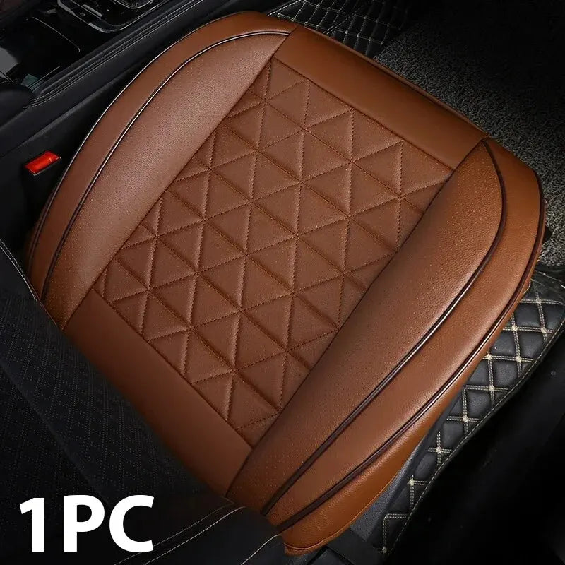 New Front Car Seat Cover PU Leather Cars Seat Cushion Automobiles Seat Protector Universal Car Chair Pad Mat Auto Accessories 8