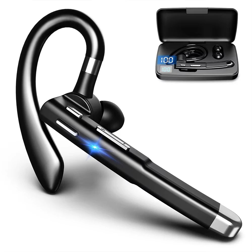 Newest Wireless Headphones Business Bluetooth v5.3 Earphones Hands-free Call Mic Noise Cancelling Headset Earbuds for Driving 1