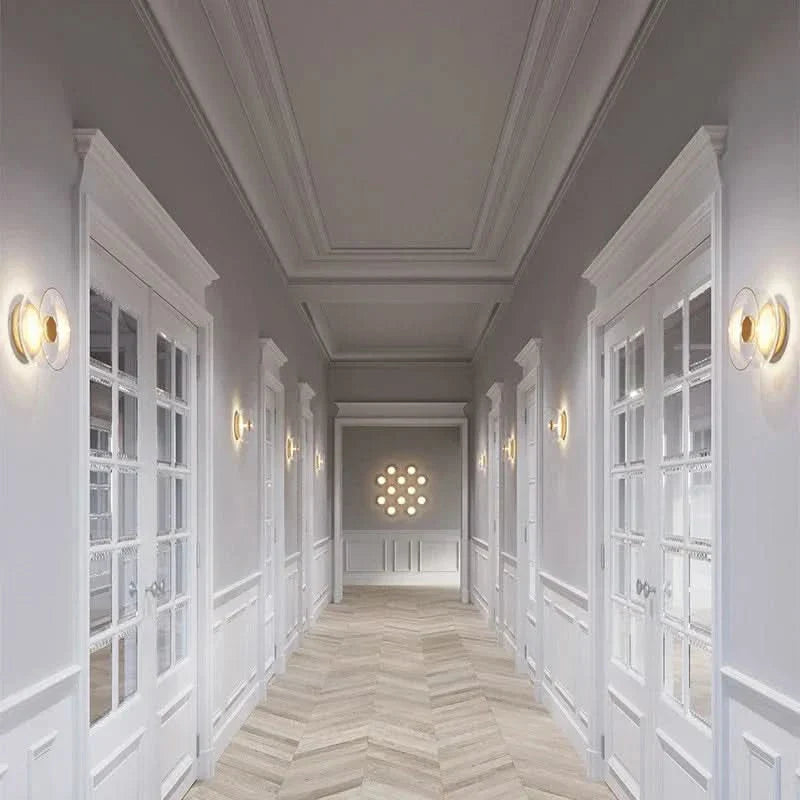 Scandinavian Minimalist LED Wall Sconce Light 5W Glass Design For Living Room Hallway And Bedroom Decor