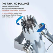 Nose Hair Trimmer with Stainless Steel Blades and Gentle Design 2