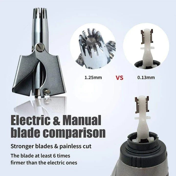 Nose Hair Trimmer with Stainless Steel Blades and Gentle Design 5