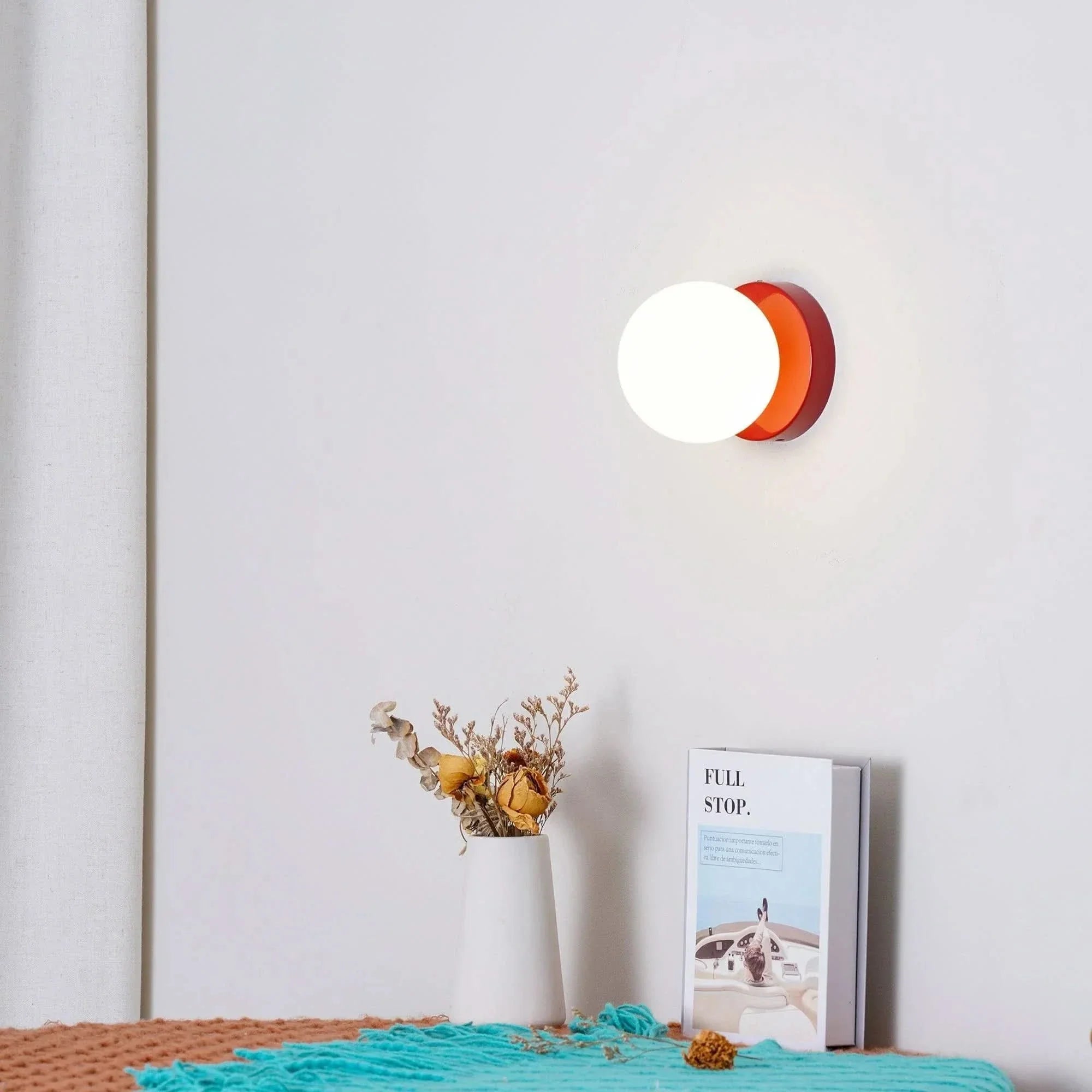 Compact Modern LED Wall Light With Downward Fixture For Contemporary Home Interiors And Hallways