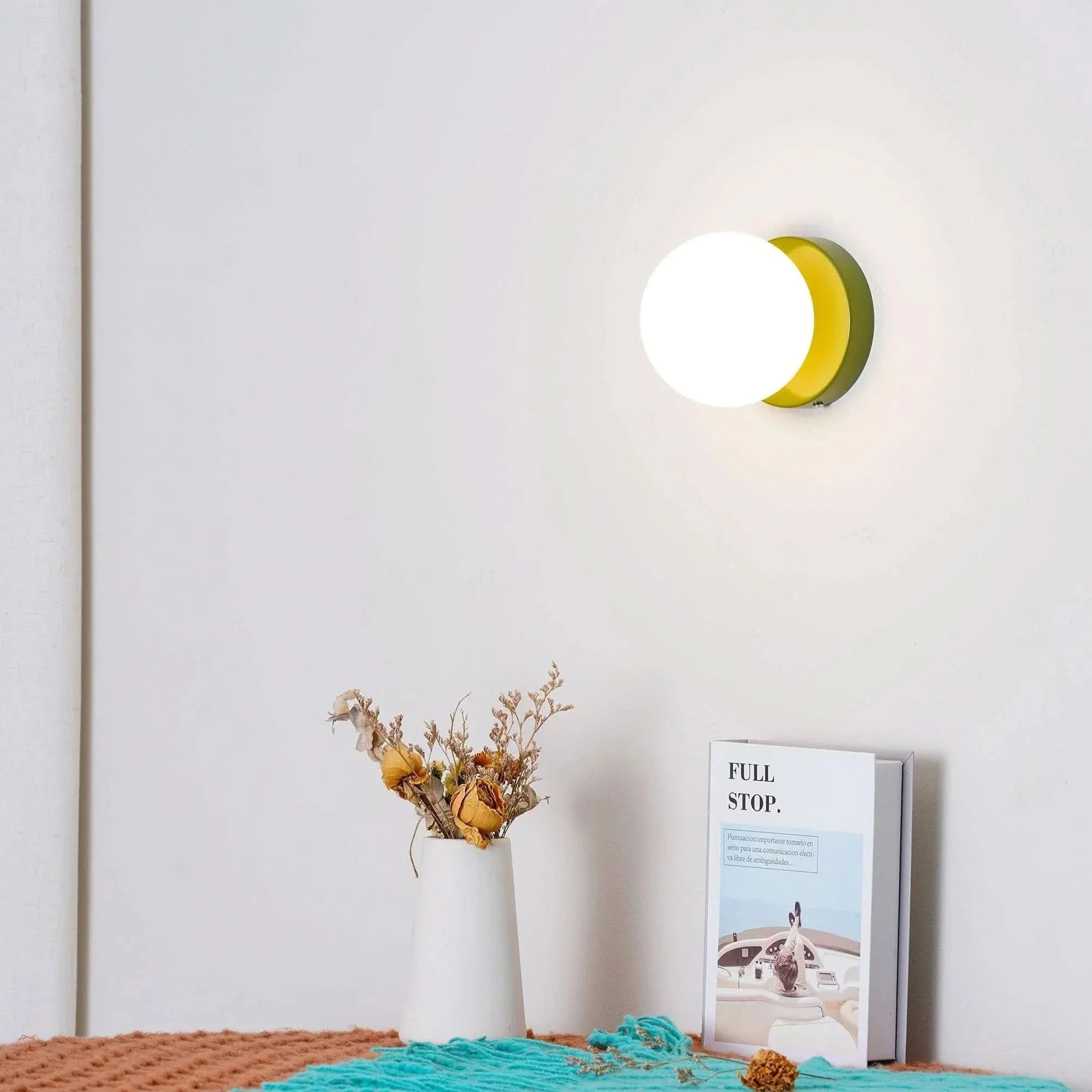 Compact Modern LED Wall Light With Downward Fixture For Contemporary Home Interiors And Hallways