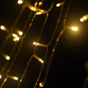 Aurora Peak solcellsslingor med hängande LED-ljusslingor för utomhus trädgårdar och uteplatser