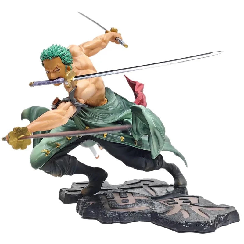 One Piece 10CM Figure Toys Anime GK Roronoa Zoro Three-blade Sa-maximum PVC Action Collection Figurine Model Dolls Gifts Kids 1