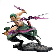 Pirate World Roronoa Zoro 10 cm PVC actionfigur Trebladet stil samlerdukke gave til børn