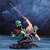 One Piece 10CM Figure Toys Anime GK Roronoa Zoro Three-blade Sa-maximum PVC Action Collection Figurine Model Dolls Gifts Kids 4