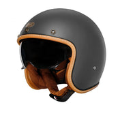 Vintage Style Unisex Motorcycle Helmet With Open Face Design For All Riders On City Streets