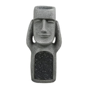Solar Garden Sculpture Set With Stone-Effect Human Figures For Outdoor Decor To Enhance Gardens And Patios