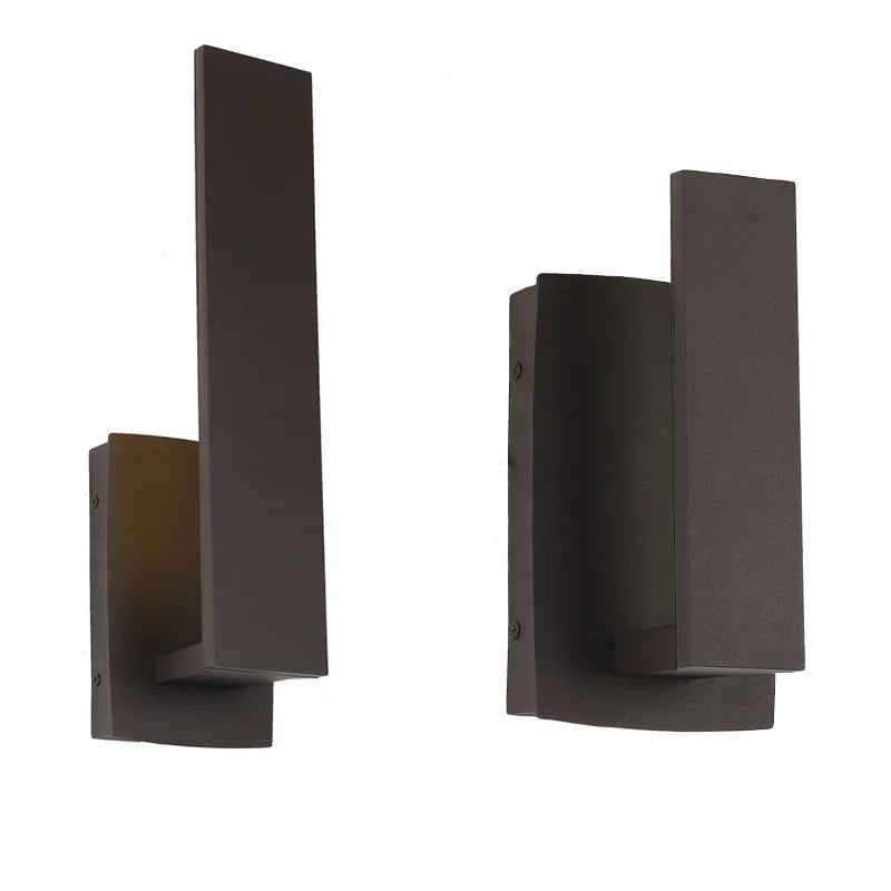 Outdoor Wall Lamp Modern | Weatherproof Exterior Wall Lights | Slim Design Lantern | Energy Efficient Fixture | Durable Outdoor Wall Lights - Zardee-5